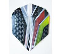 THOR-DARTS GER-1 flights in classic standard shape B/No.6, made in England, 100 mic (1 set (3 flights), Thor GER-1 No.6 / B standard shape)