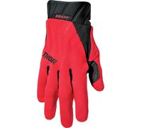 Thor Draft Lines Motocross Gloves, black-red, size M for Men