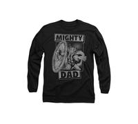 Thor Father's Day Mighty Dad Long Sleeve T-Shirt, Black Marvel Black S