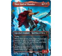 Thor, God of Thunder (Borderless Scene Foil) | Marvel Super Heroes