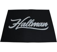 Thor Hallman Door Mat, black-white