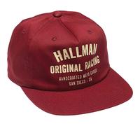 Thor Tried & True Hallman Moto Motorcycle Motorbike Hat Wine