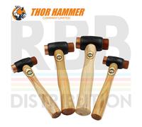 Thor 208 Copper, Rawhide Double sided Hammer, Size A, (Brown, Black)