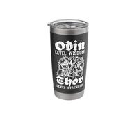 Thor Hammer Daddy Dad's Fantasy Viking Fathers Stainless Steel Insulated Tumbler