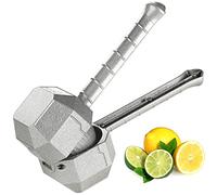 Thor Hammer Lemon Squeezer, Citrus Juicer, Professional Hand Juicer Kitchen Tool, Avengers Gifts for Women (Silver)