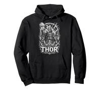 Thor Hammer Of Storms Viking Thunder and Warrior Pullover Hoodie