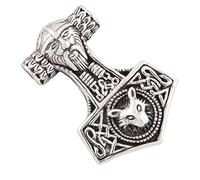 Thor Hammer Pendant, 925 Silver