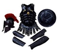 THOR INSTRUMENTS 300 King Spartan Medieval Helmet Muscle Jacket Leg ARM Guards & Shield Costume Rustic Vintage Home Decor Gifts