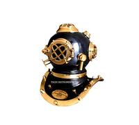 Thor Instruments.Co Collectibles Morse U.S Navy Diving Helmet Solid Brass & Iron Antique Brass