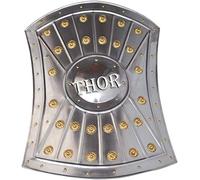 THOR INSTRUMENTS Medieval Armor Templar Barbarian Viking Shield 18g Steel Rustic Vintage Home Decor Gifts