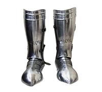 THOR INSTRUMENTS Medieval Knights Functional Armor Graves Leg & Shoes 18g Steel Rustic Vintage Home Decor Gifts