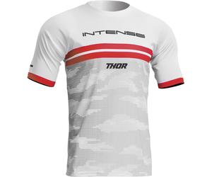 Thor Intense Assist Decoy Bicycle Jersey, white-red, size XL for Men