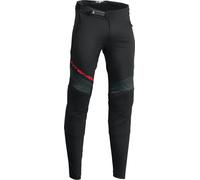 THOR Intense Assist MTB Pants Black/Camo Green 2023 Model