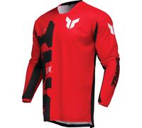 Thor Launchmode Forge Motocross Jersey, black-red, size S for Men