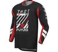 Thor Launchmode Futura Motocross Jersey, black/red, size M