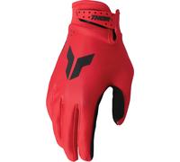 Thor Launchmode Split Youth Motocross Gloves, red, size XS