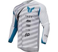 Thor Launchmode Vented Raid Motocross Jersey, grey-blue, size L for Men