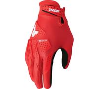 Thor Launchmode XP Moto Motorcycle Motocross MX Textile Gloves Black / Red