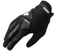 Thor Launchmode-XP Motocross MX Motorcycle Textile Gloves - Black