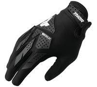Thor Launchmode-XP Motocross MX Motorcycle Textile Gloves - Black