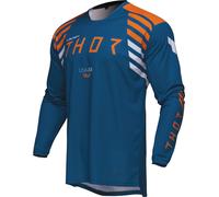 Thor Launchmode Zone Motocross Jersey, blue-orange, size L for Men