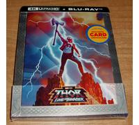 Thor Love And Thunder 4K UHD + Blu-Ray Steelbook New Sealed Action A-B-C