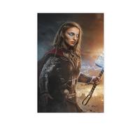 Thor Love And Thunder Artwork Canvas Poster Wall Art Decor Print Picture Paintings for Living Room Bedroom Decoration Unframe-style 16x24inch(40x60cm)