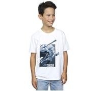 Thor Love And Thunder Attack T-Shirt Marvel White 3-4 Years