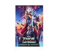 Thor Love And Thunder MOVIE POSTER Canvas Poster Wall Art Decor Print Picture Paintings for Living Room Bedroom Decoration Unframe-style 16x24inch(40x60cm)