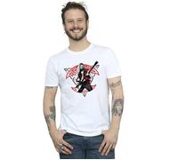 Thor Love And Thunder Solo Guitar T-Shirt Marvel White 4XL
