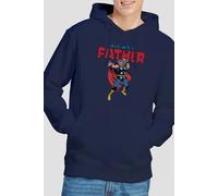 Thor Men's Father's Day Mighty Father Hoodie in Navy | Size: Large Thor Navy L