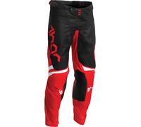 Thor Pulse Cube Motocross Pants, white-red, size 28 for Men