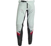 Thor Pulse Rev Ladies Motocross Pants, black-green, size 24 for Women