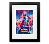 Thor Ragnarok Cast Signed Movie Poster Autograph A4 Photo Print Framed Memorabilia Gift 2017 Marvel Film (Thor: Love and Thunder A4 Framed & Mounted)
