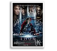 Thor Ragnarok Cast Signed Movie Poster Autograph A4 Photo Print Framed Memorabilia Gift 2017 Marvel Film (Thor A3 Poster Only)