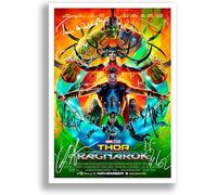Thor Ragnarok Cast Signed Movie Poster Autograph A4 Photo Print Framed Memorabilia Gift 2017 Marvel Film (Thor: Ragnarok A3 Poster Only)