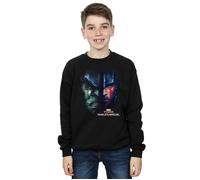 Thor Ragnarok Hulk Split Face Sweatshirt Marvel Black 9 Years