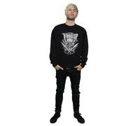 Thor: Ragnarok Men's Hammer Logo Sweatshirt in Black | Size: Small Thor: Ragnarok Black S