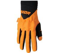 Thor Rebound D3O Motocross Gloves, black-orange, size S for Men