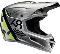Thor Reflex Sport Riot, motocross helmet M Silver/Black/Neon-Yellow
