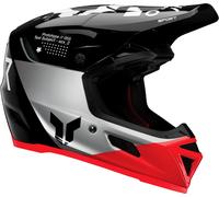 Thor Reflex Sport Strike, motocross helmet M Black/Silver/Neon-Red