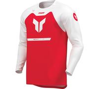 Thor Ridemode Menace Motocross Jersey, white-red, size M