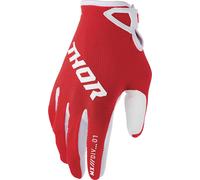 Thor Ridemode Static Youth Motocross Gloves, red, size M