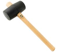 Thor Rubber Mallet Black White Wooden Handle UK Made 40mm 54mm 64mm 74mm 90mm