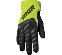 Thor Spectrum Motocross Off-Road Textile Gloves Black / Fluo Green