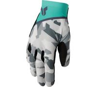 Thor Sportmode Shadow Ladies Motocross Gloves, grey-green, size M for Women