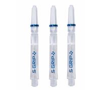 Thor-Sports Harrows Supergrip Spin Shafts with 360 Degree Rotating Top S-Grip 2BA Thread (Medium, Clear)