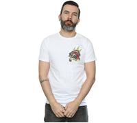 Thor Tattoo Breast Print T-Shirt Marvel White 4XL