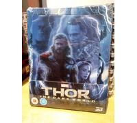 Thor: The Dark World 3D Blu Ray Steelbook w/ Lenticular Cover UK Release NEW