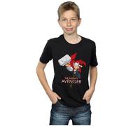 Thor The Mighty Avenger T-Shirt Marvel Black 9 Years